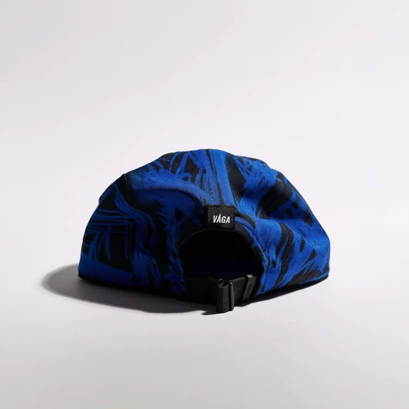 Vaga Scribble Cap in Electric Blue/Black-2