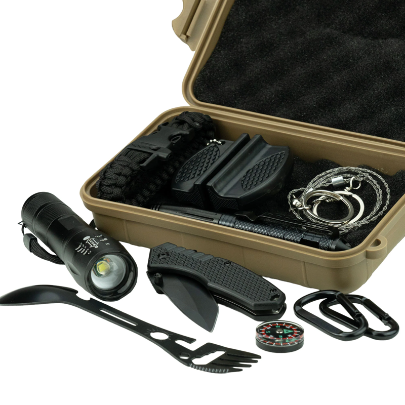 Highlander Survival Kit With Waterproof Case-3