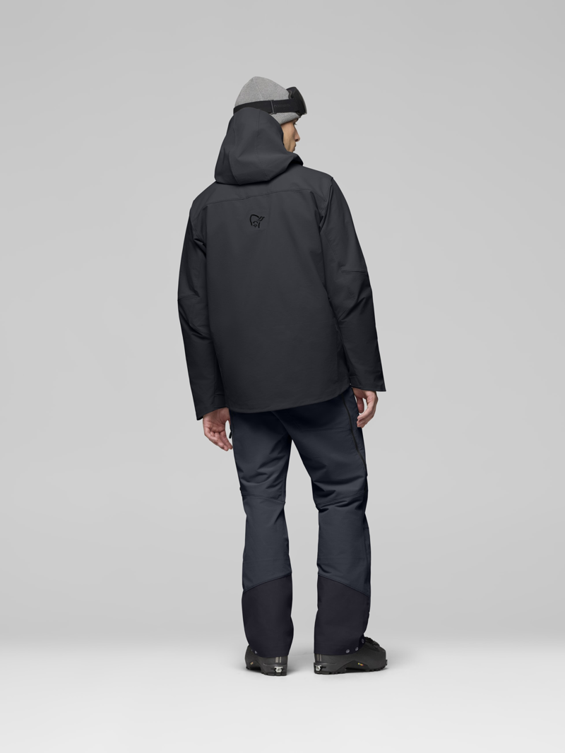 Norrona Men's Lofoten Flex1 Jacket in Caviar Black-4