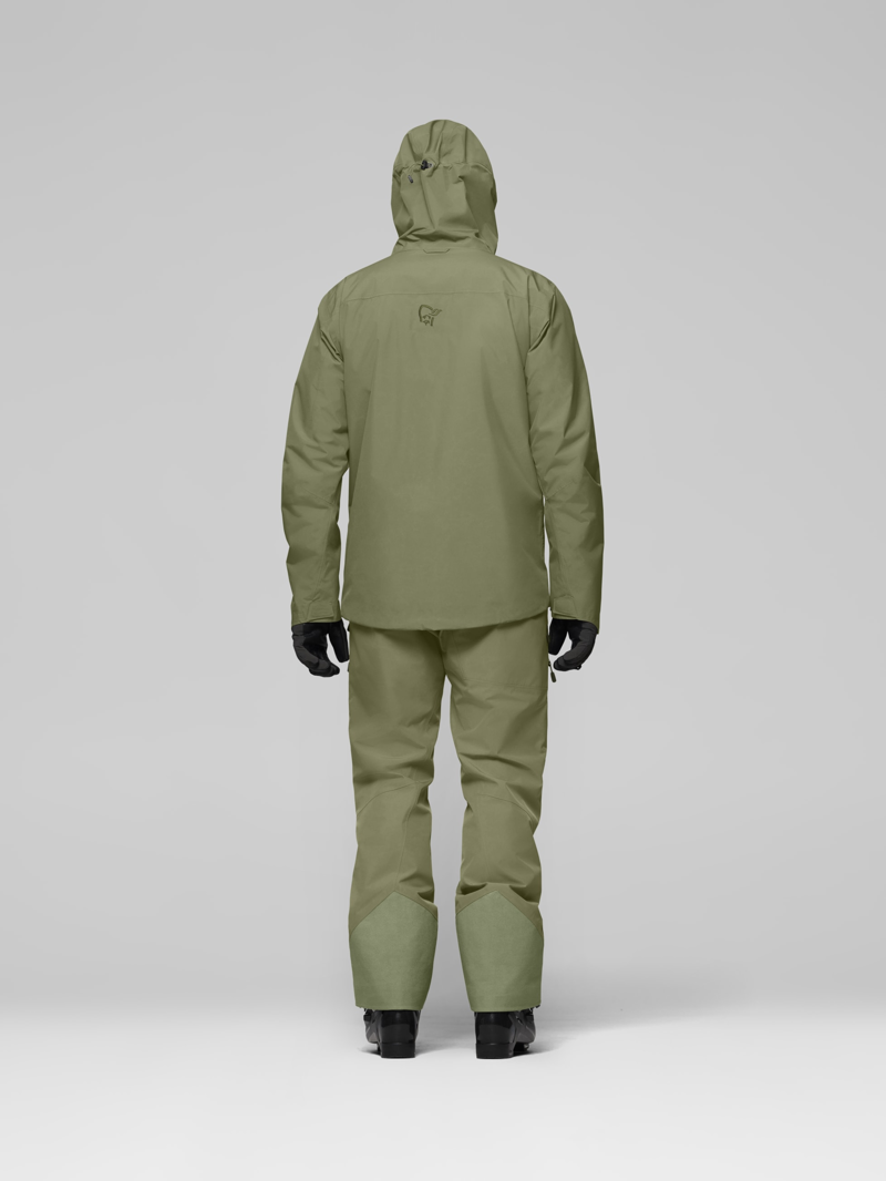 Norrona Men's Lofoten Gore-Tex Insulated Jacket in Deep Lichen Green-3