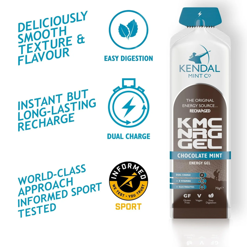 Kendal Mint NRG GEL Chocolate Mint Energy Gel 70g-2
