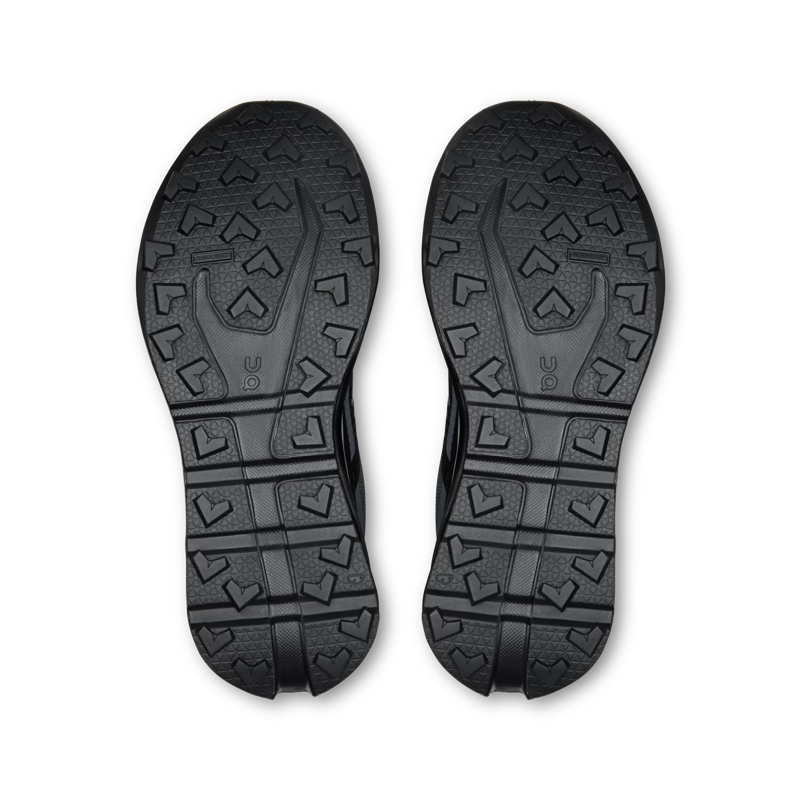 On Running Women's Cloudvista 3 Waterproof in Black/Black-4