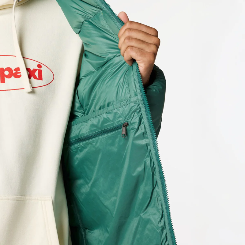 Cotopaxi Men's Fuego Max Down Hooded Jacket in Juniper Ocean/Indigo-5