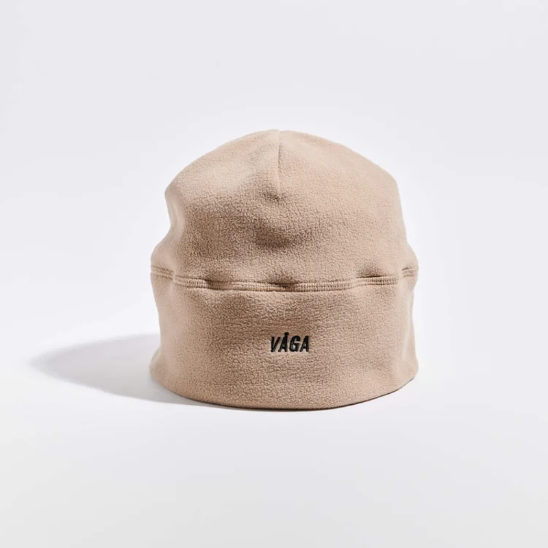 Vaga Fleece Beanie in Taupe-1