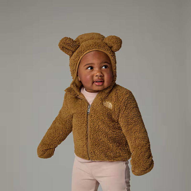 The North Face Baby Campshire Full-Zip Hoodie in Teddy Brown-2
