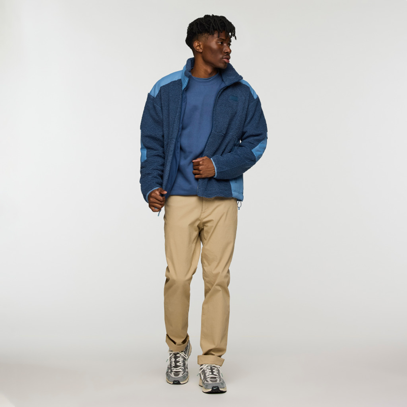 Cotopaxi Men's Bacano Fleece Jacket in Deep Sea and Fjord-9