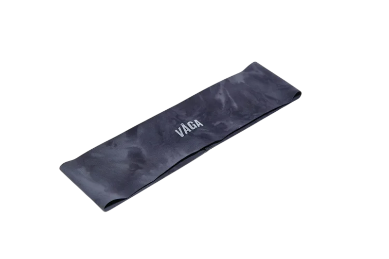Vaga Lightweight Headband in Black/Charcoal