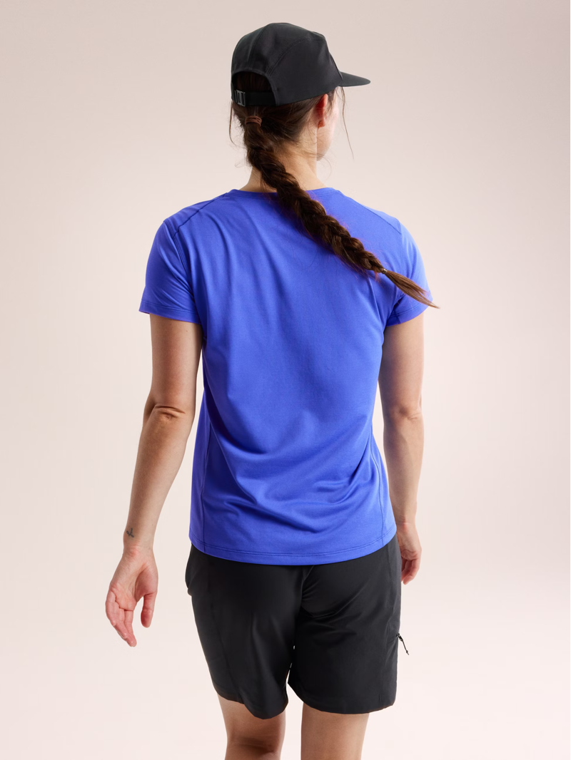 Arc'teryx Women's Taema Crew Tee in Electric Heather-3