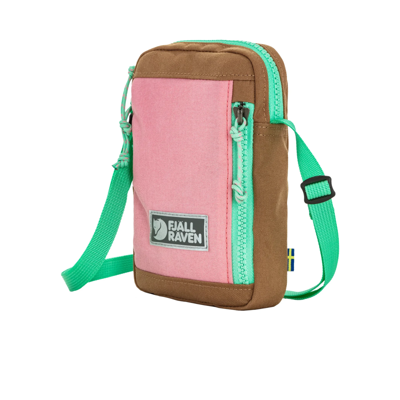 Fjallraven Vardag Small Pocket in Poppy Pink/Khaki Dust-1