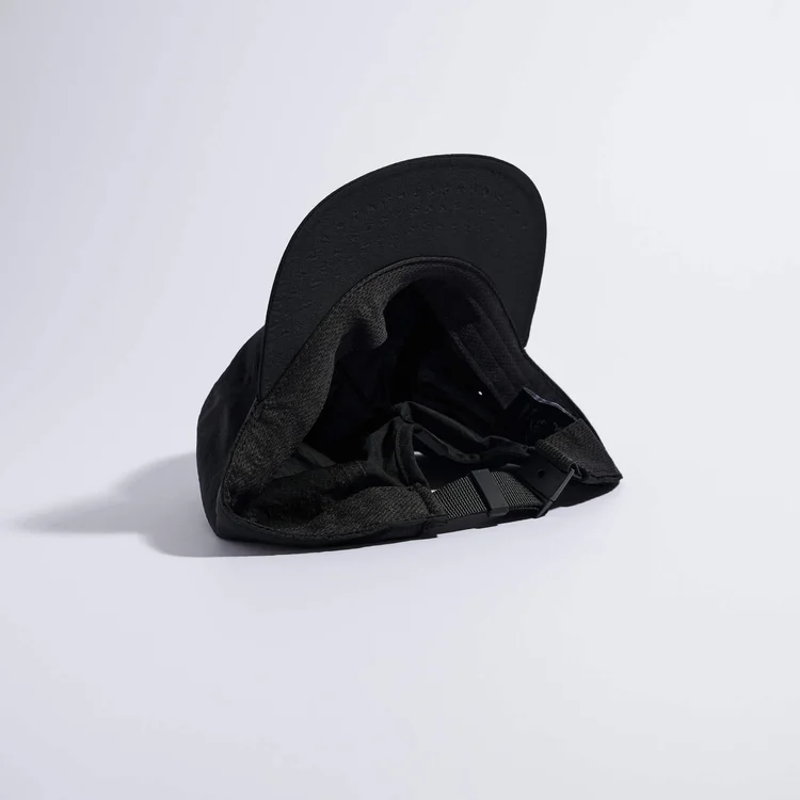 Vaga Feather Edge Cap in Black-3