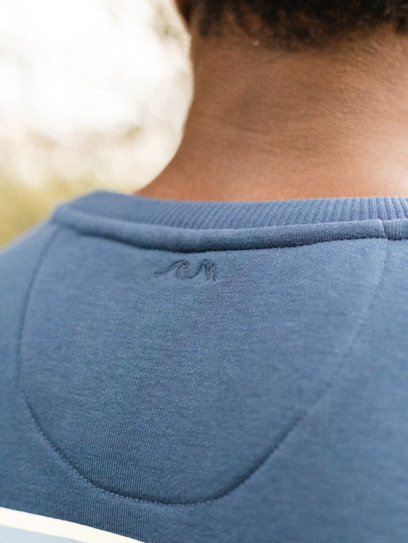 Bleubird Waypoint Crew Pullover in Navy-3