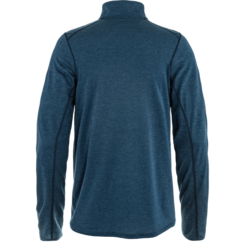 Fjallraven Men's Abisko Day Hike Half Zip Top in Indigo Blue-1