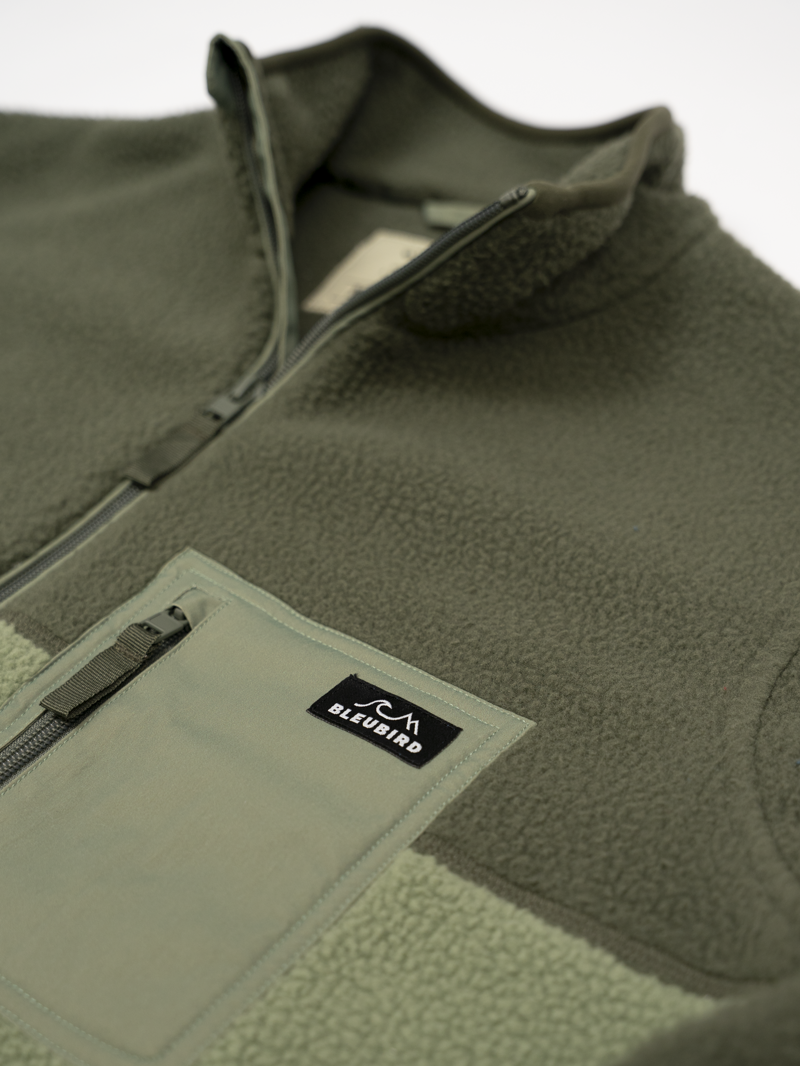 Bleubird Polar Fleece in Sage-2