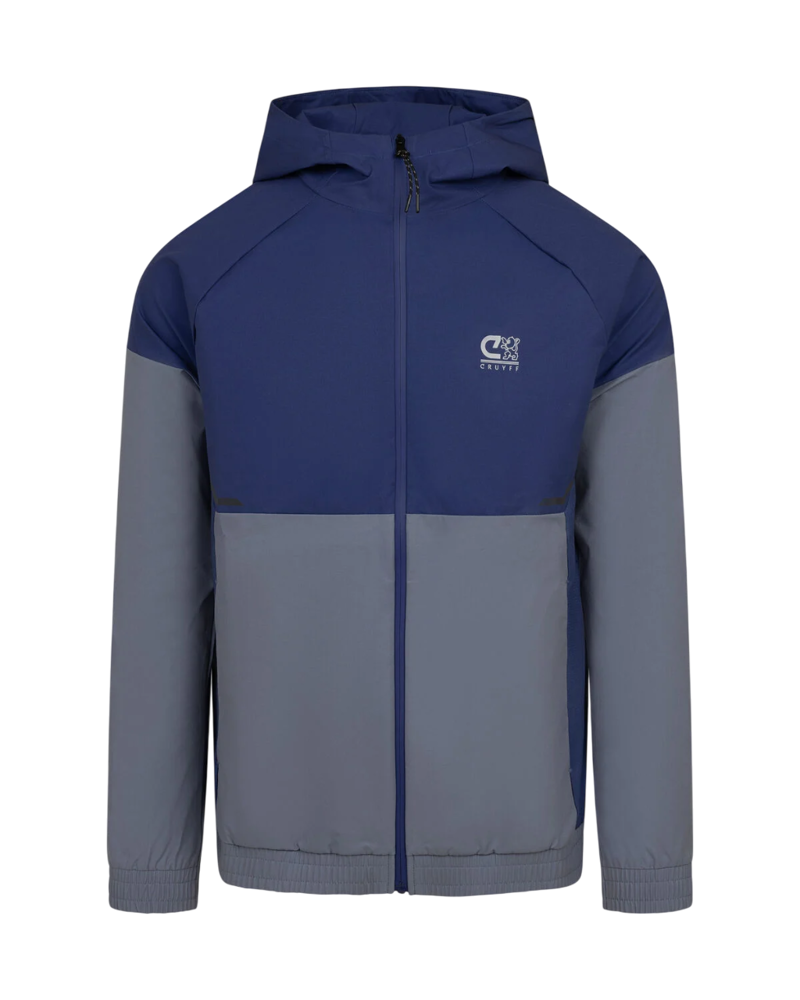Cruyff Men's Elite 2.0 Tracktop in Navy/Grey