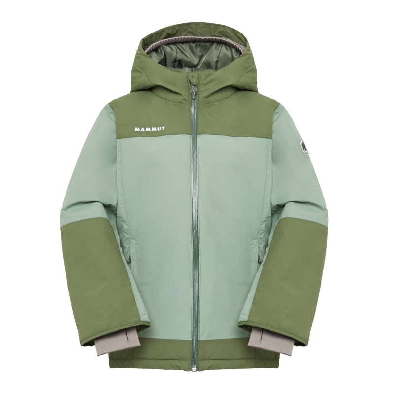 Mammut Kid's Treeline HS Thermo Hooded Jacket in Willow/Marsh
