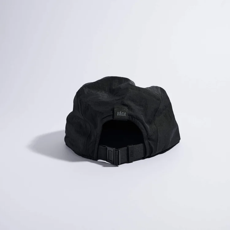 Vaga Feather Edge Cap in Black-2