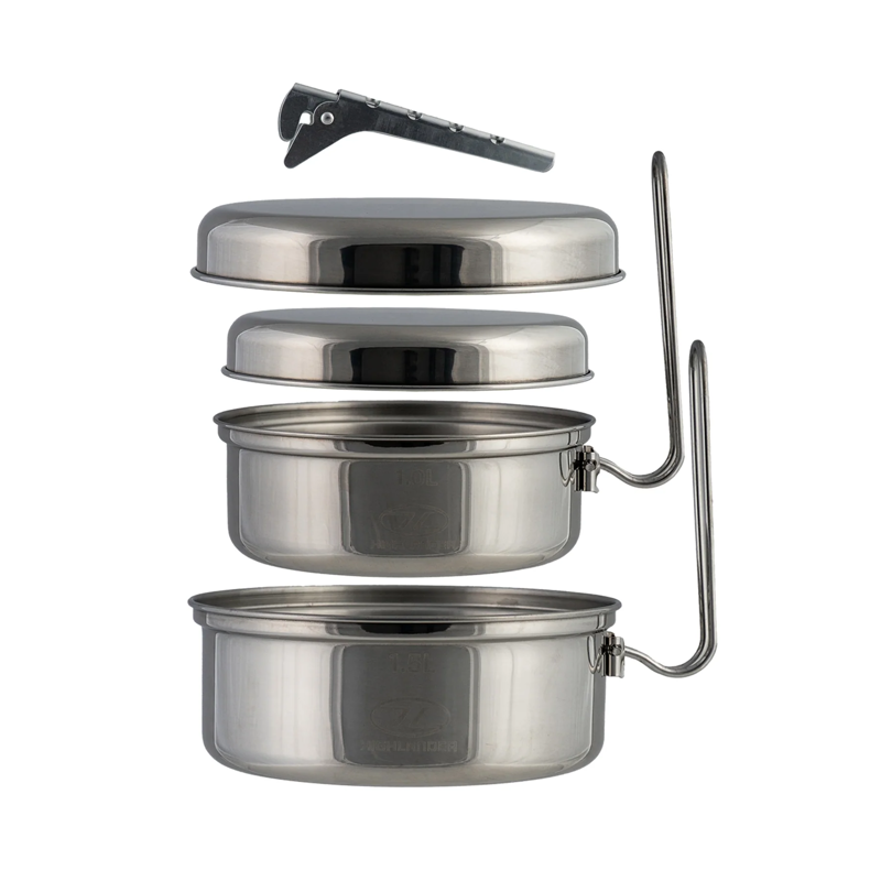 Highlander Billy Camping Pot Set - 1.5L-9