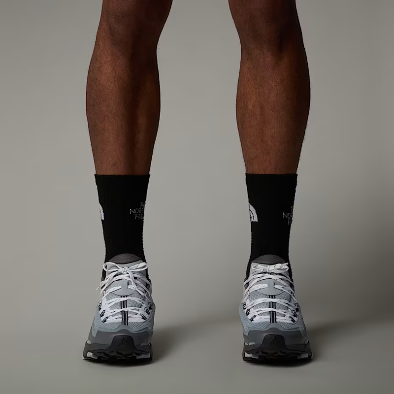 The North Face Men's VECTIV Taraval Hiking Shoes in High Rise Grey/Smoked Pearl-6