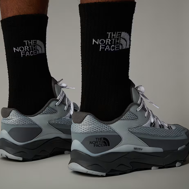 The North Face Men's VECTIV Taraval Hiking Shoes in High Rise Grey/Smoked Pearl-5