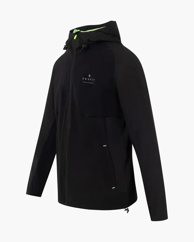 Cruyff Men's Stratus Tracktop in Black-2