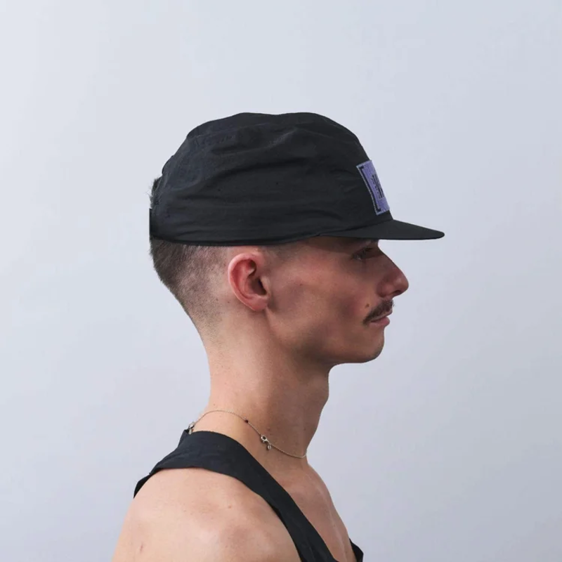 Vaga Feather Edge Cap in Black-5