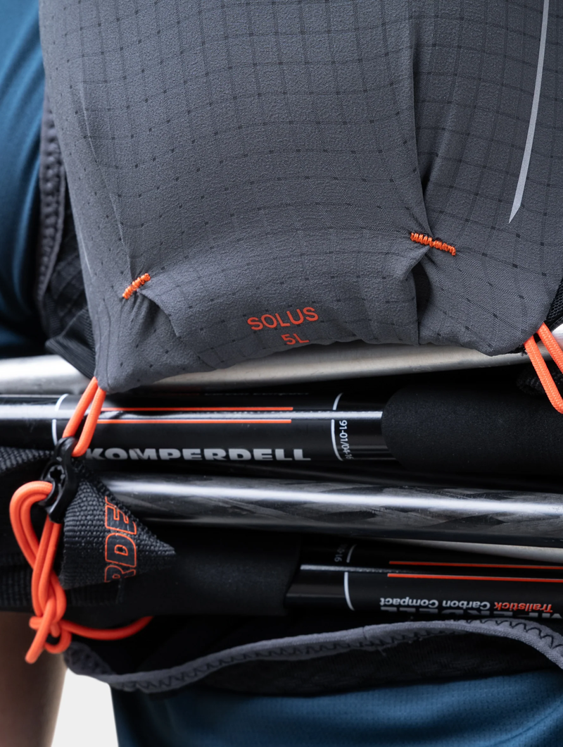 Ronhill Solus 5L Race Vest in Black/Ronhill Red-3