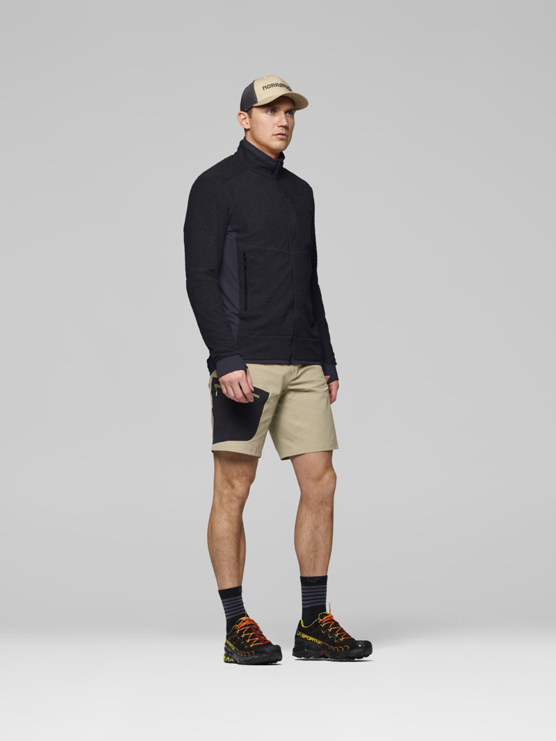 Norrona Men's Falketind Warm1 Active Jacket in Caviar Black-6