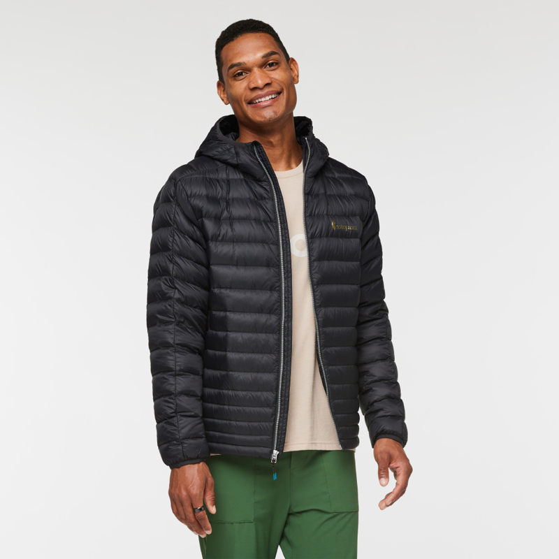 Cotopaxi Men's Fuego Down Hooded Jacket in Black-4