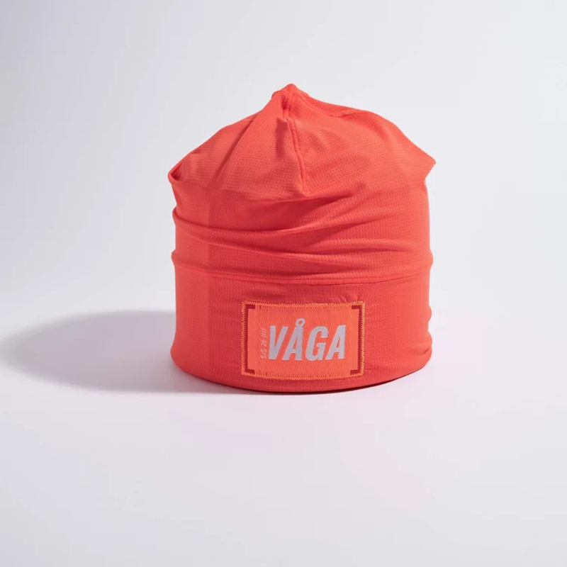 Vaga Lightweight Supersoft Skull Cap in Neon Orange-2