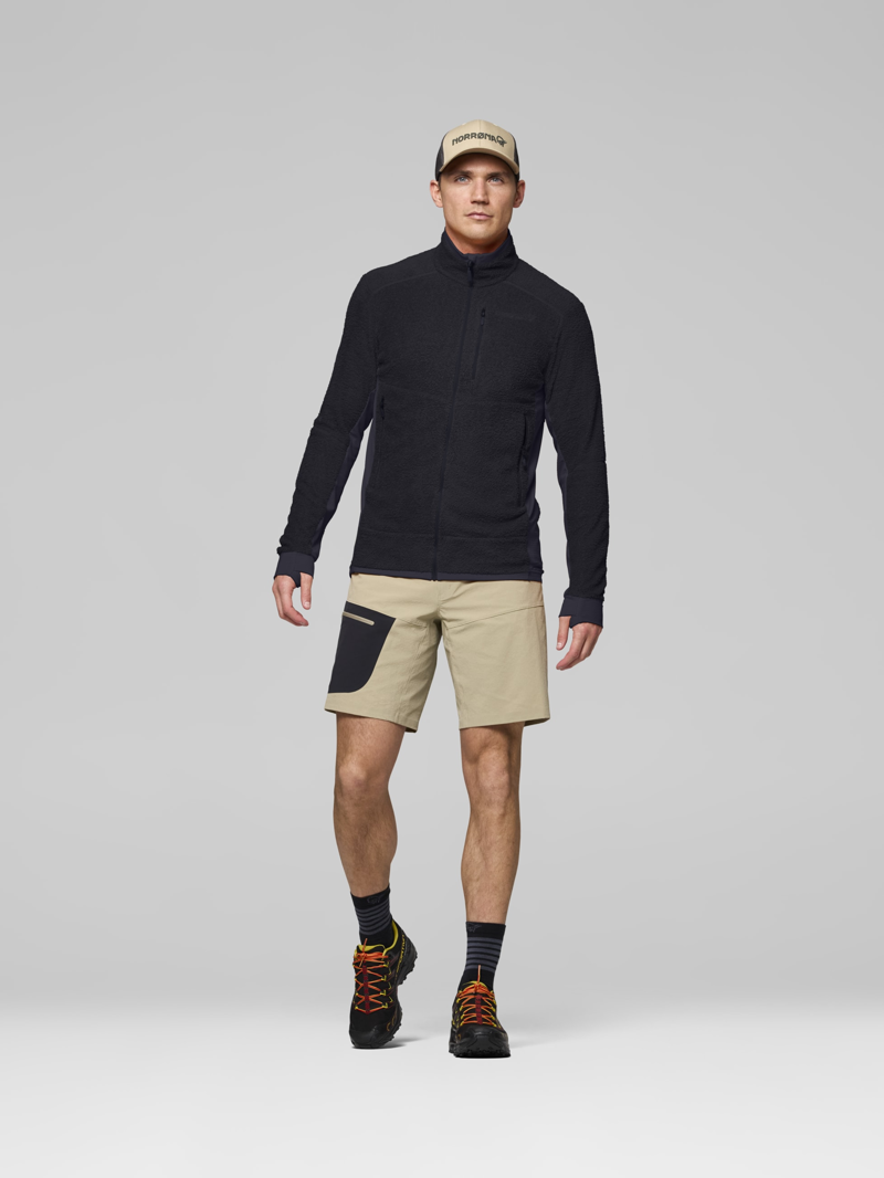 Norrona Men's Falketind Warm1 Active Jacket in Caviar Black-4