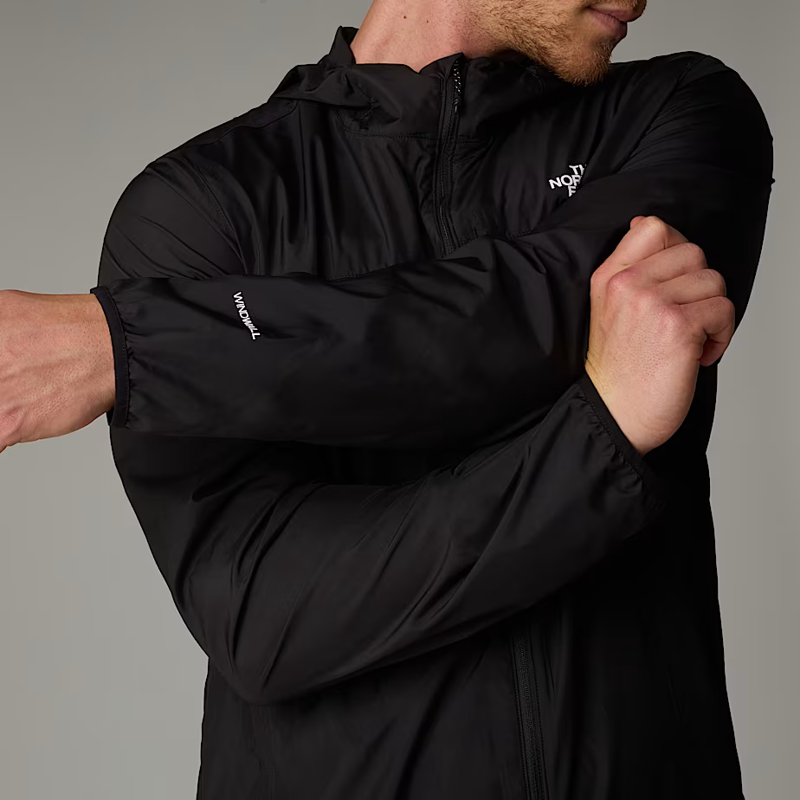The North Face Men's Higher Run Wind Jacket in Black-6