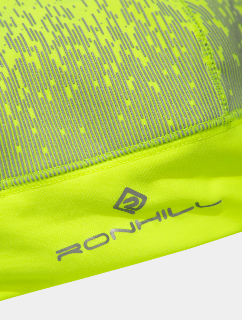 Ronhill Reflect Beanie in Fluorescent Yellow-2