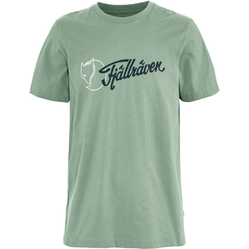 Fjallraven Men's Archive Logo T-Shirt in Misty Green