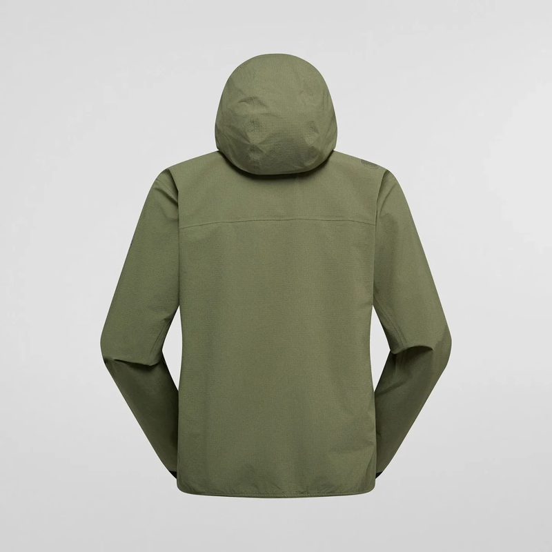 La Sportiva Men's Helixir Shell Jacket in Cypress/Night Sky-1