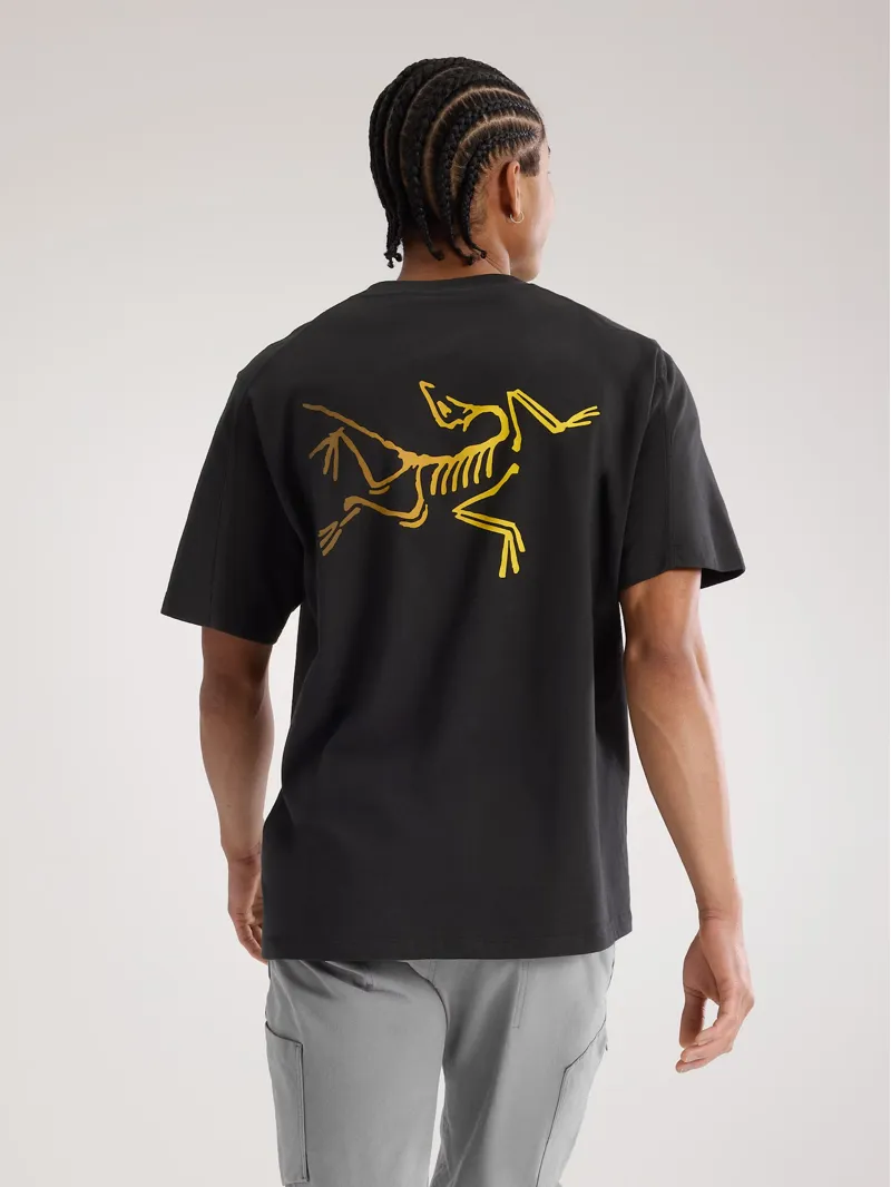 Arc'teryx Men's Kragg Cotton Logo Tee in 24K Black-3