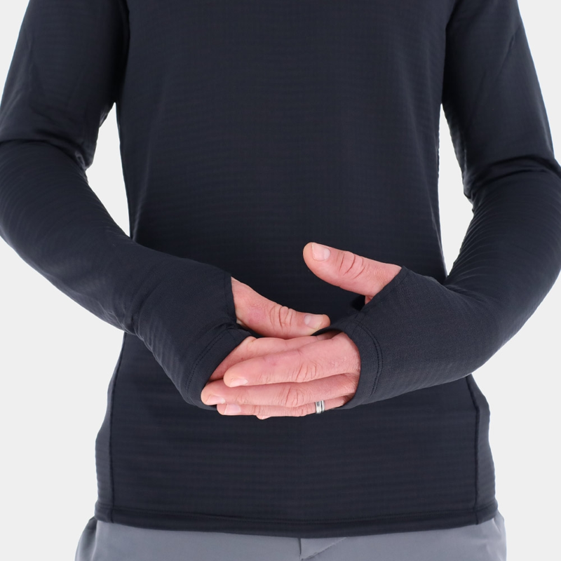 Inov-8 Men's Adventure Mid Long-Sleeved Crew Tee in Black-3