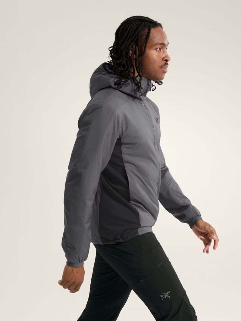 Arc'teryx Men's Atom Hoody in Cloud/Black-7