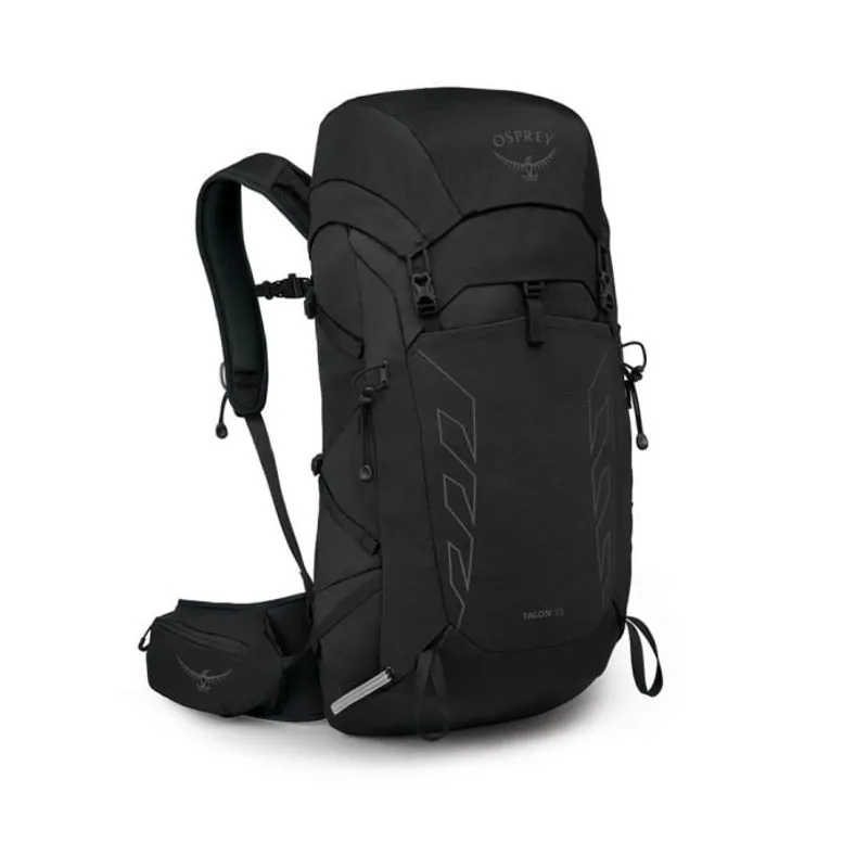 Osprey Talon 33 Extended-Fit in Black/Coal Grey