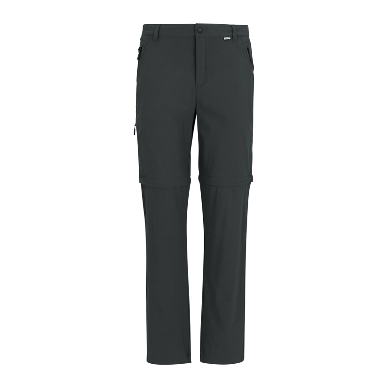 Regatta Men's Anti-Insect Travel Light Zip-Off Trousers in Ash