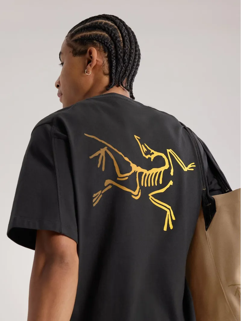 Arc'teryx Men's Kragg Cotton Logo Tee in 24K Black-4