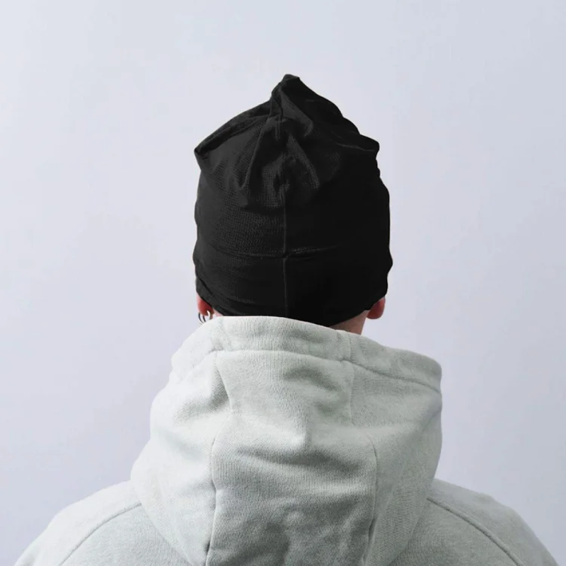 Vaga Lightweight Supersoft Skull Cap in Black-3