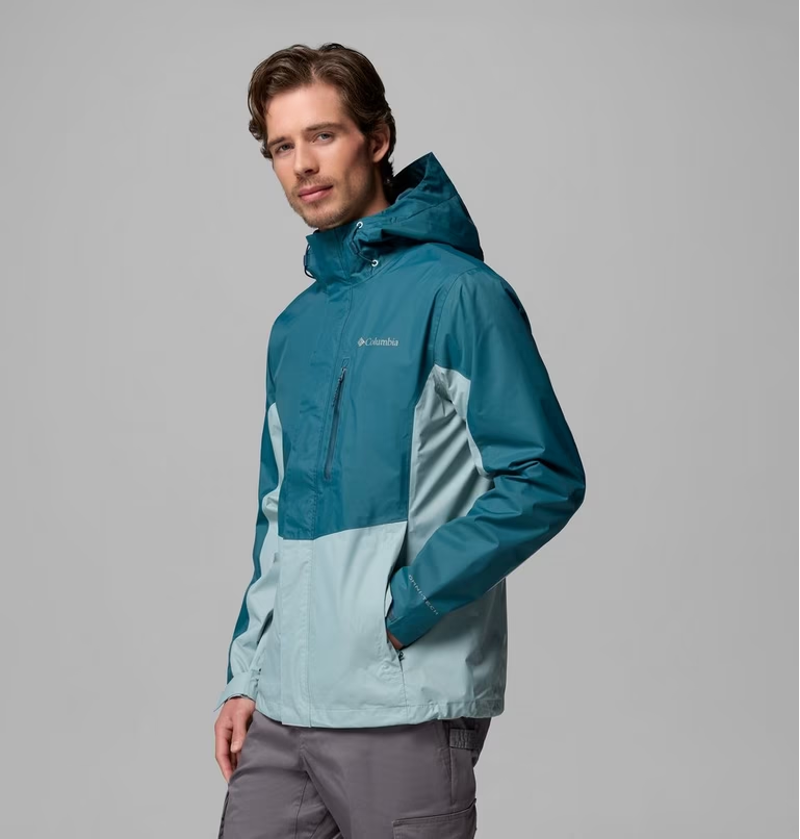 Columbia Men's Pouring Adventure III Jacket in Everblue/Crushed Blue-3