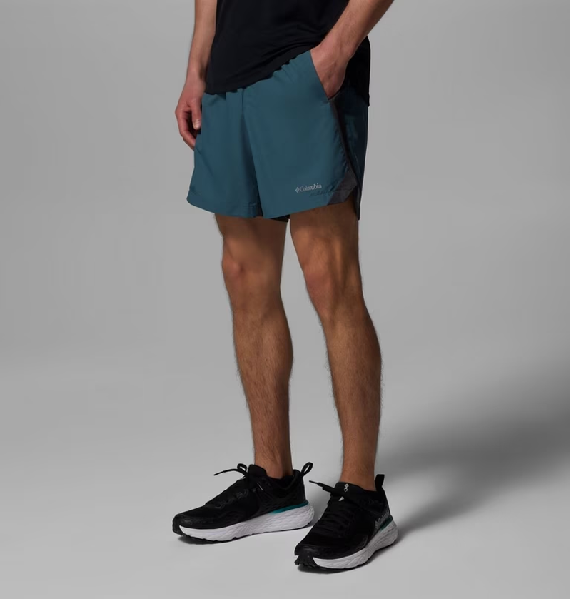 Columbia Men's Three Pitch Shorts in Everblue/Shark-3