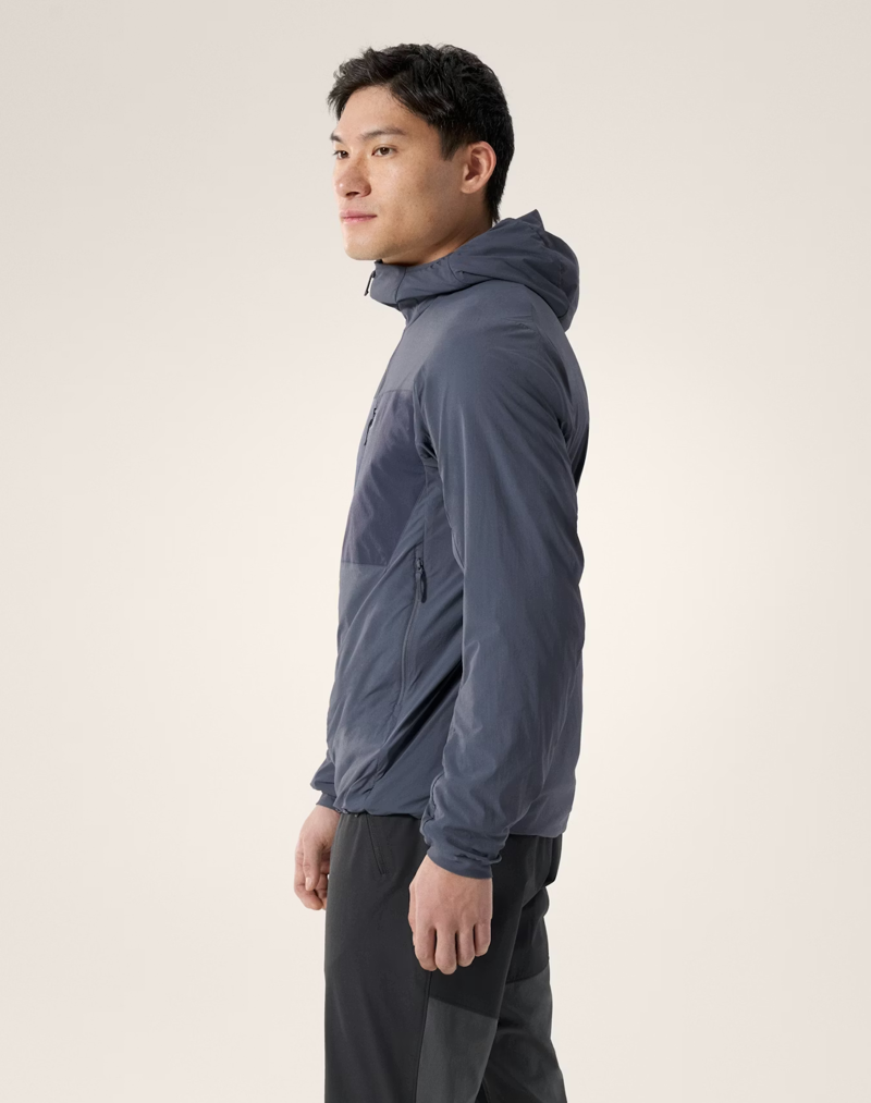 Arc'teryx Men's Proton SL Hoody in Dark Stratus/Black Sapphire-4
