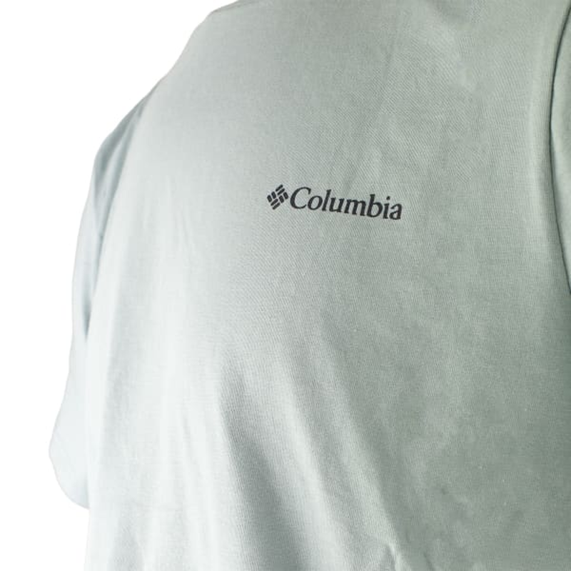 Columbia Men's CSC Outdoor Back Graphic Tee in Crushed Blue/Scoped View-2