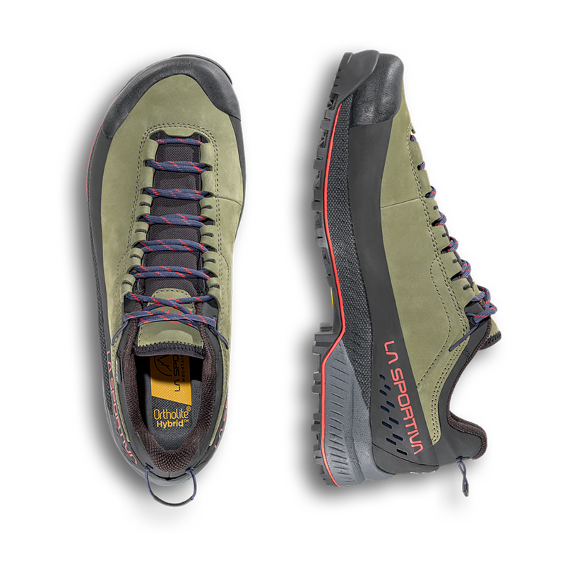 La Sportiva Men's TX5 Evo GTX in Cypress/Mountain Red-6