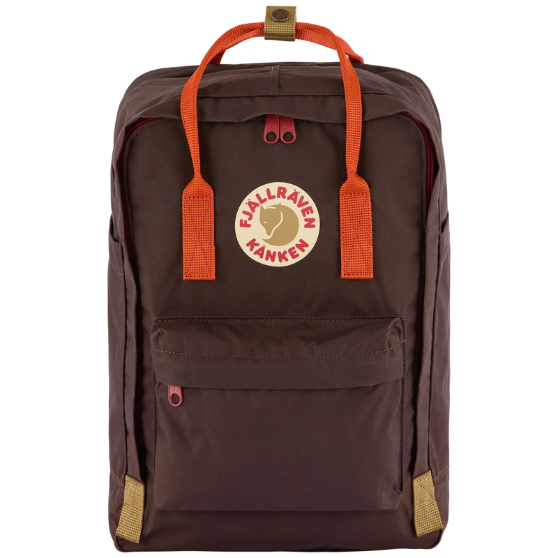 Fjallraven Kanken Koncept Laptop 15 in Black Oak/Rowan Red