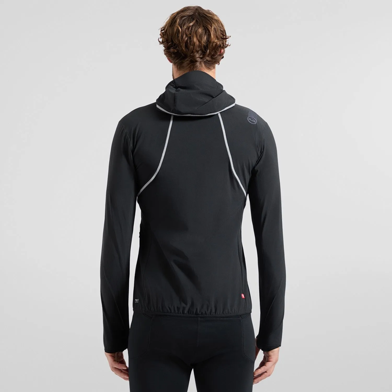 La Sportiva Men's Koro Jacket in Black/Cloud-3