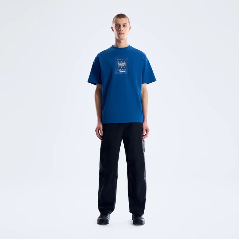 Berghaus Kara-Su Sketch Tee in Blue-2