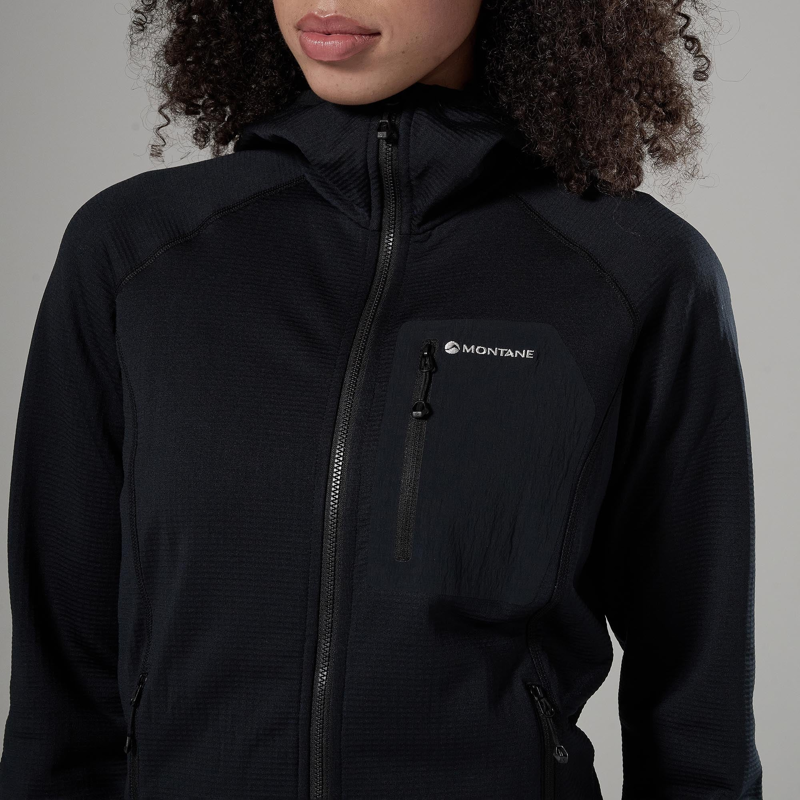 Montane Women's Protium CP Hoodie in Black-3